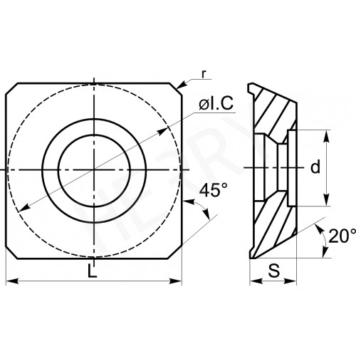 SEMT13T3-JH MS3015 Фрезерная пластина