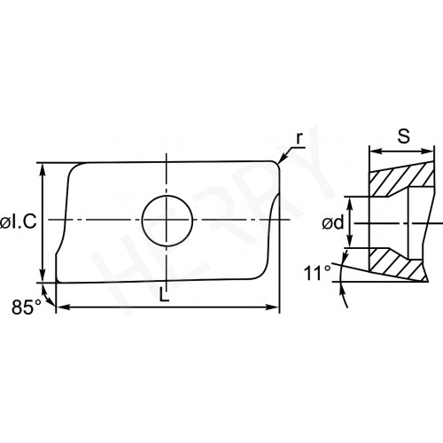 APMT1135-M2 MS1010 Фрезерная пластина